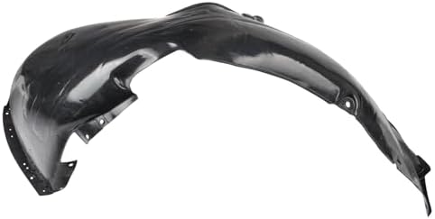 TRQ Front Left Inner Fender Liner Black Drivers Side