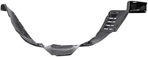 TRQ Front Right Inner Fender Liner Black Passenger Side