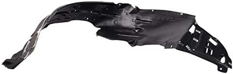TRQ Front Right Inner Fender Liner Black Passenger Side