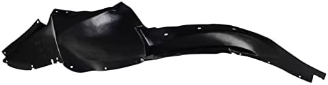 TRQ Front Right Inner Fender Liner Black Passenger Side