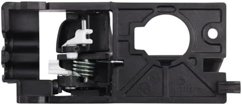 TRQ Front Right Interior Door Handle Black Passenger Side