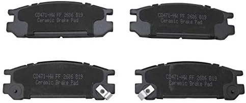 TRQ Rear Brake Pads Ceramic