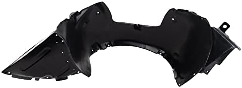 TRQ Front Right Inner Fender Liner Black Passenger Side