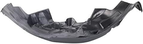 TRQ Front Right Inner Fender Liner Black Passenger Side