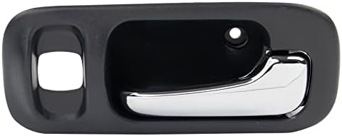 TRQ Passenger Side Interior Door Handle Chrome & Dark Gray