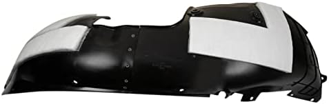 TRQ Front Right Inner Fender Liner Black Passenger Side