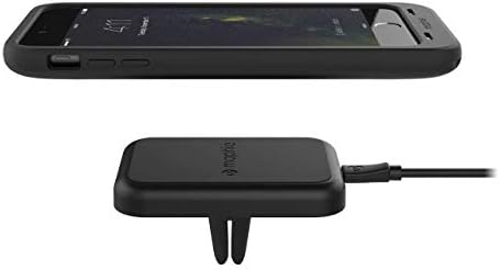 mophie Wireless Charging Car Vent Mount for mophie cases with Charge Force wireless power – Black
