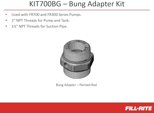 Fill-Rite KIT700BG Kit, Inlet Bung 700 & 300 Series - Image 2
