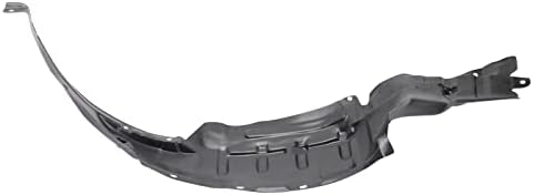 TRQ Front Left Inner Fender Liner Black Drivers Side
