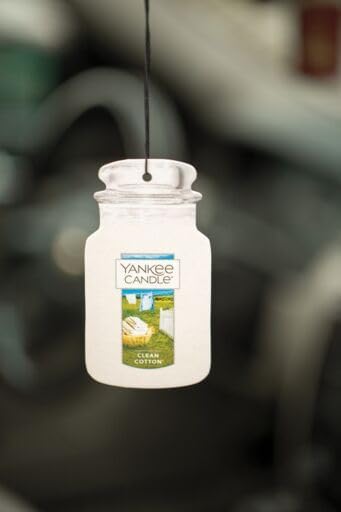 Yankee Candle Paper Car Jar, Clean Cotton (Pack of 1) - Image 3