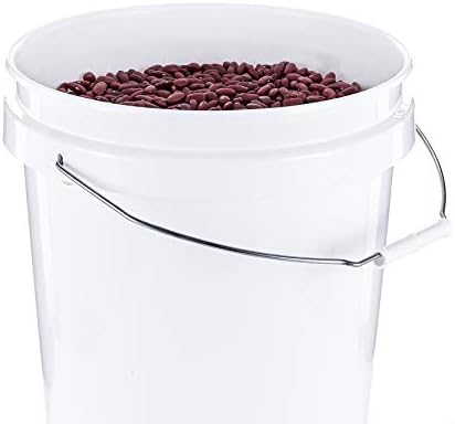 United Solutions 5 Gallon Bucket - 3 Pack, White, Heavy Duty BPA-Free Plastic Bucket, Comfortable Handle, Easy to Clean, Perfect for on The Job, Home Improvement, or Household Cleaning - Image 3