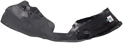TRQ Front Left Inner Fender Liner Black Drivers Side