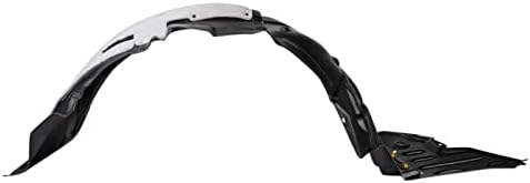 TRQ Front Left Inner Fender Liner Black Drivers Side