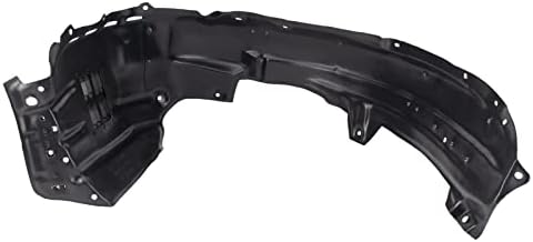 TRQ Front Left Inner Fender Liner Black Drivers Side