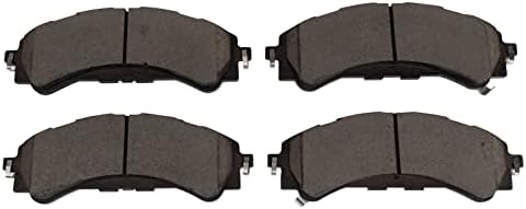 TRQ Front Ceramic Brake Pad Set