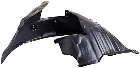 TRQ Front Left Inner Fender Liner Black Drivers Side