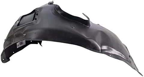 TRQ Front Left Inner Fender Liner Black Drivers Side