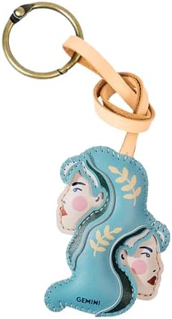 Zodiac Horoscope Bag Charm - Unique Purse Charm Keychain for Backpacks