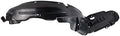 TRQ Front Left Inner Fender Liner Black Drivers Side