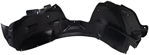 TRQ Front Right Inner Fender Liner Black Passenger Side