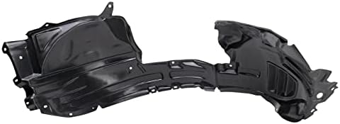 TRQ Front Left Inner Fender Liner Black Drivers Side