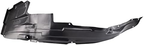 TRQ Front Left Inner Fender Liner Black Drivers Side