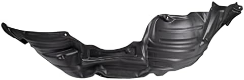 TRQ Front Right Inner Fender Liner Black Passenger Side