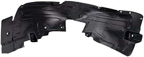 TRQ Front Left Inner Fender Liner Black Drivers Side