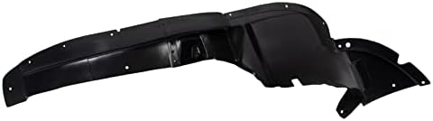 TRQ Front Right Inner Fender Liner Black Passenger Side