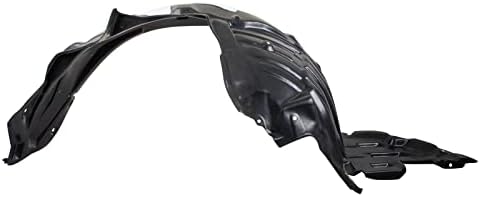 TRQ Front Left Inner Fender Liner Black Drivers Side