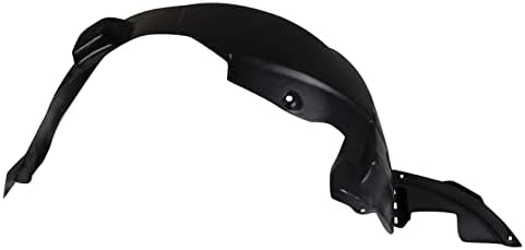 TRQ Front Left Inner Fender Liner Black Drivers Side