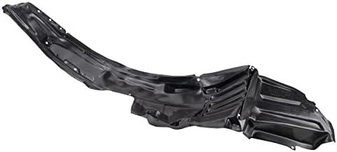 TRQ Front Right Inner Fender Liner Black Passenger Side