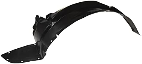 TRQ Front Left Inner Fender Liner Black Drivers Side