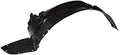 TRQ Front Left Inner Fender Liner Black Drivers Side