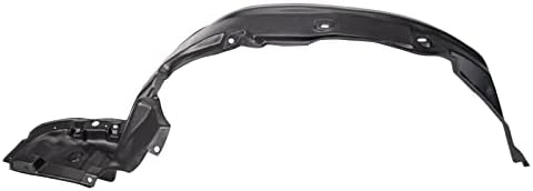 TRQ Front Right Inner Fender Liner Black Passenger Side
