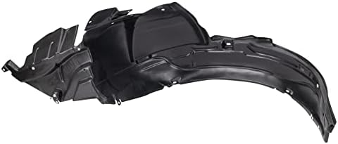 TRQ Front Right Inner Fender Liner Black Passenger Side