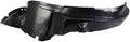 TRQ Front Right Inner Fender Liner Black Passenger Side