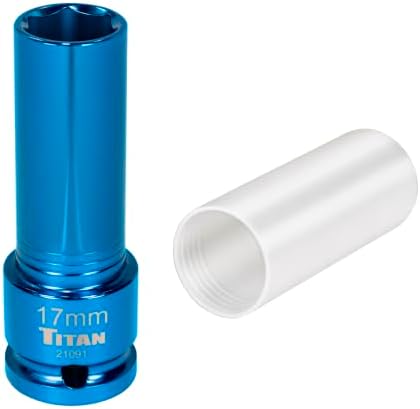 Titan 21091 1/2-Inch Drive x 17mm Non-marring Impact Deep Lug Nut Socket - Image 7