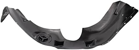 TRQ Front Right Inner Fender Liner Black Passenger Side