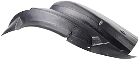 TRQ Front Left Rearward Inner Fender Liner Black Drivers Side