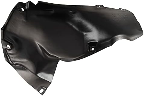 TRQ Front Left Rearward Inner Fender Liner Black Drivers Side