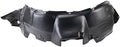 TRQ Front Right Inner Fender Liner Black Passenger Side