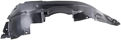TRQ Front Right Inner Fender Liner Black Passenger Side