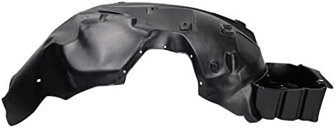 TRQ Front Left Inner Fender Liner Black Drivers Side