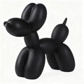 Notakia Creative Black Balloon Dog Decor Statue Crafts Living Room Decor Desktop Decorations,Handmade Modern Small Shelf Animal Statue Ornament Home Decor (Big Pure Black) by Notakia