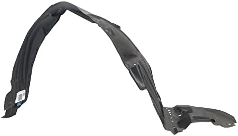 TRQ Left Inner Fender Liner Black Drivers Side