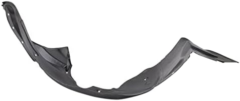 TRQ Front Left Inner Fender Liner Black Drivers Side