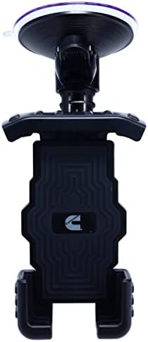 Cummins Windshield Phone Mount CMNWSPH - Suction Cup Phone Holder for Car or Truck Window or Dash Universal Fit - Black
