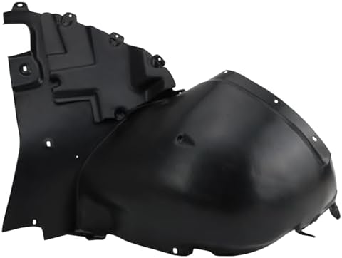TRQ Front Right Forward Inner Fender Liner Black Passenger Side