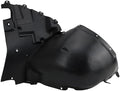 TRQ Front Right Forward Inner Fender Liner Black Passenger Side